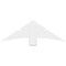 Ekena Millwork Alberta Architectural Grade PVC Gable Bracket, 48"W x 16"H x 2"D x 6"F, 8/12 Pitch GBP048X16X0206ALB00 - alternate 3